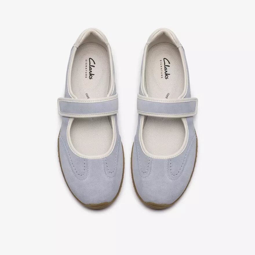 Mary Jane Meridor Jane da donna in pelle scamosciata azzurra Mary Jane Meridor Jane da donna in pelle scamosciata azzurra