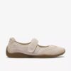 Mary Jane Meridor Jane da donna in pelle scamosciata bianco sporco Mary Jane Meridor Jane da donna in pelle scamosciata bianco sporco