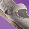 Mary Jane Meridor Jane da donna in pelle scamosciata bianco sporco Mary Jane Meridor Jane da donna in pelle scamosciata bianco sporco