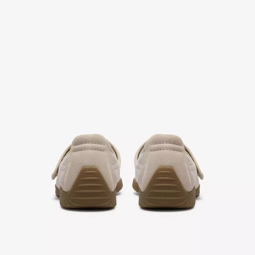 Mary Jane Meridor Jane da donna in pelle scamosciata bianco sporco Mary Jane Meridor Jane da donna in pelle scamosciata bianco sporco