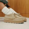 Meare Walla da donna. Wallabees in pelle scamosciata color acero Meare Walla da donna. Wallabees in pelle scamosciata color acero