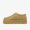 Meare Walla da donna. Wallabees in pelle scamosciata color acero Meare Walla da donna. Wallabees in pelle scamosciata color acero