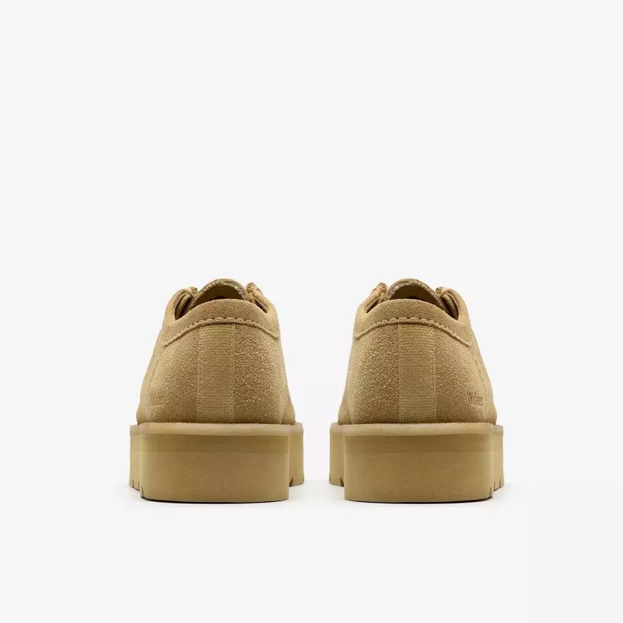 Meare Walla da donna. Wallabees in pelle scamosciata color acero Meare Walla da donna. Wallabees in pelle scamosciata color acero