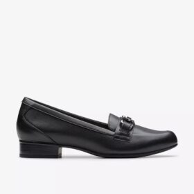 Mocassini da donna Juliet Echo in pelle nera
