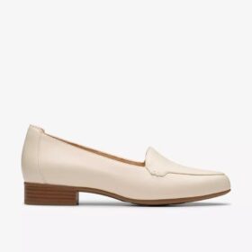 Mocassini da donna Krystine Lily in pelle color crema