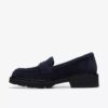 Mocassini da donna Lauryl Step in pelle scamosciata blu navy Mocassini da donna Lauryl Step in pelle scamosciata blu navy