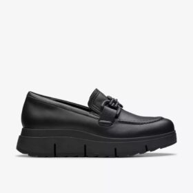 Mocassini da donna Loriini Izzy in pelle nera