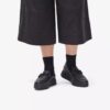 Mocassini da donna Loriini Izzy in pelle nera Mocassini da donna Loriini Izzy in pelle nera