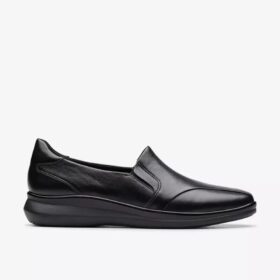 Mocassini da donna Lynell Edge in pelle nera