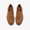 Mocassini da uomo Aldwin Step in pelle scamosciata color tan Mocassini da uomo Aldwin Step in pelle scamosciata color tan