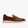 Mocassini da uomo Brantin in pelle marrone chiaro Mocassini da uomo Brantin in pelle marrone chiaro