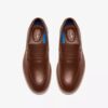 Mocassini da uomo Brantin in pelle marrone chiaro Mocassini da uomo Brantin in pelle marrone chiaro