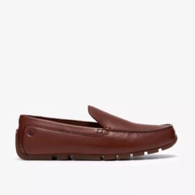Mocassini da uomo Corsley Plain in pelle color cuoio