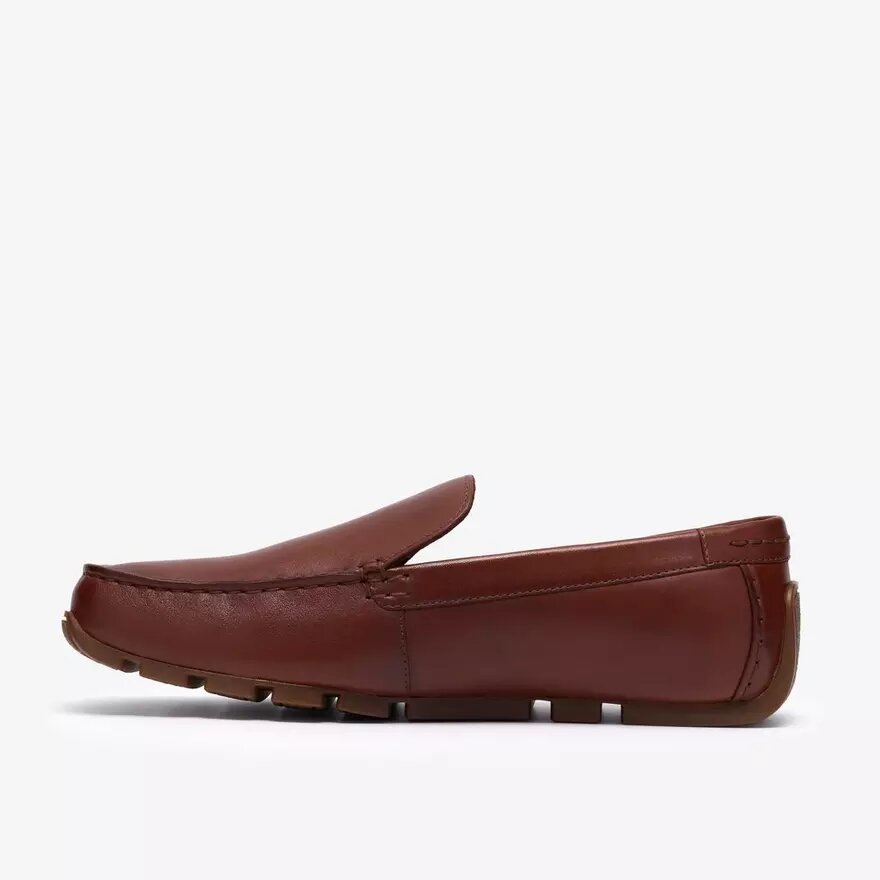 Mocassini da uomo Corsley Plain in pelle color cuoio Mocassini da uomo Corsley Plain in pelle color cuoio