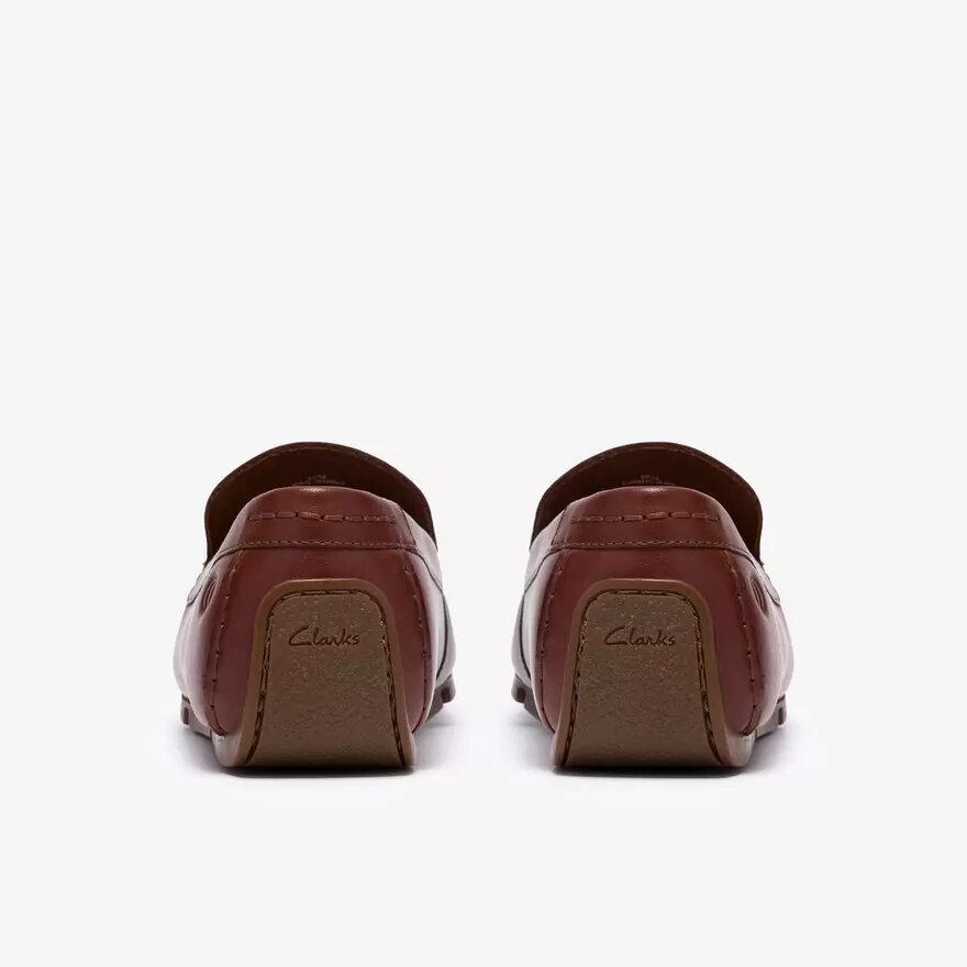 Mocassini da uomo Corsley Plain in pelle color cuoio Mocassini da uomo Corsley Plain in pelle color cuoio