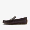 Mocassini da uomo Corsley Plain in pelle marrone scuro
