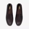 Mocassini da uomo Corsley Plain in pelle marrone scuro