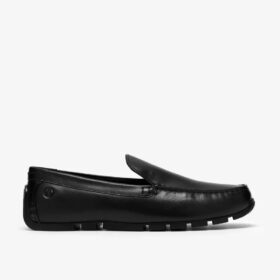 Mocassini da uomo Corsley Plain in pelle nera