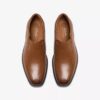Mocassini da uomo Dresslite Step in pelle marrone scuro Mocassini da uomo Dresslite Step in pelle marrone scuro