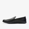 Mocassini da uomo Flexway Step in pelle nera Mocassini da uomo Flexway Step in pelle nera