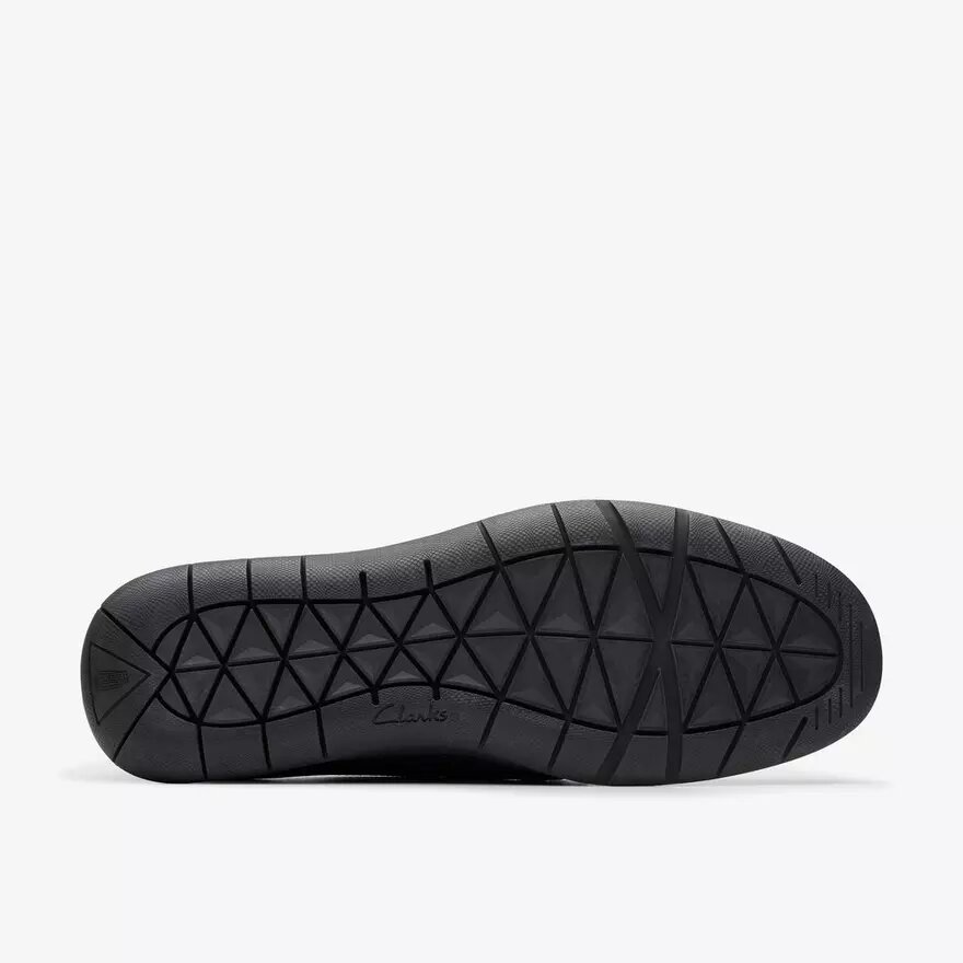 Mocassini da uomo Flexway Step in pelle nera Mocassini da uomo Flexway Step in pelle nera