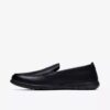 Mocassini da uomo Flexway Step neri lisci