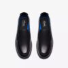 Mocassini da uomo Flexway Step neri lisci