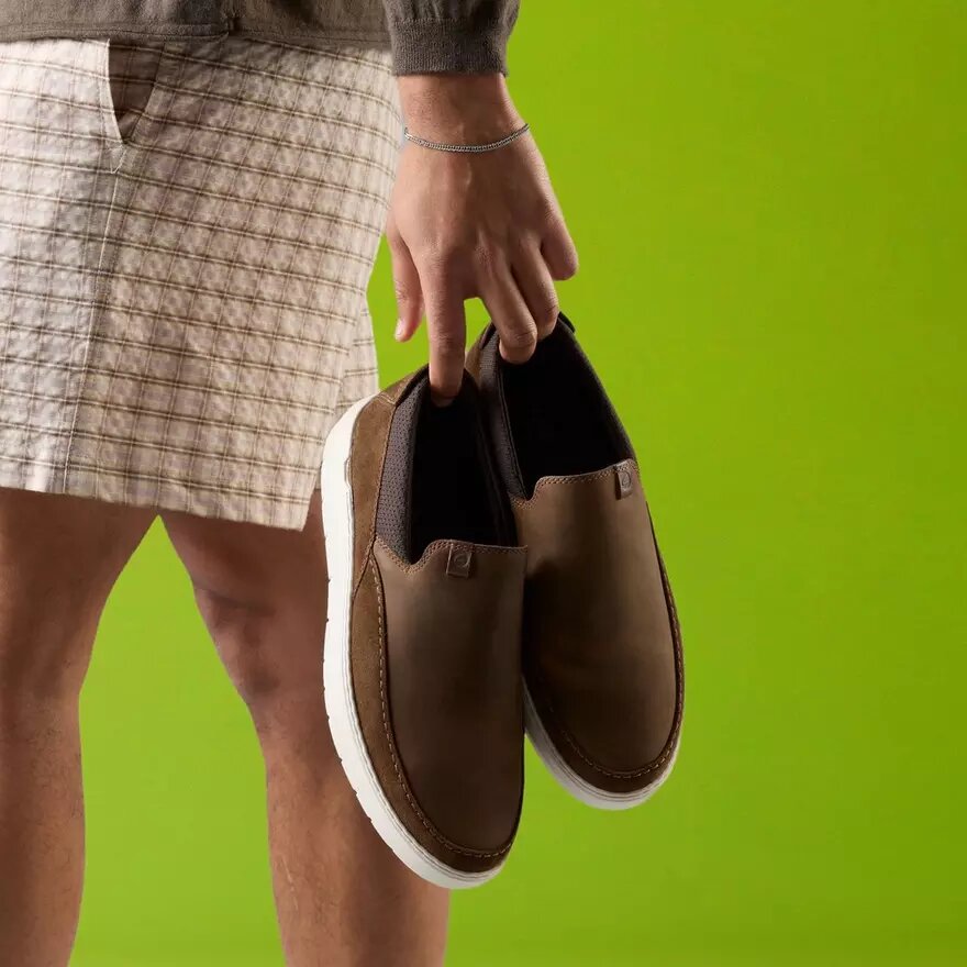 Mocassini da uomo Flexwell Step Beeswax slip-on senza lacci Mocassini da uomo Flexwell Step Beeswax slip-on senza lacci