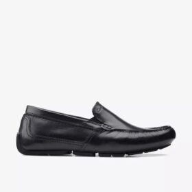 Mocassini da uomo Markman Plain in pelle nera
