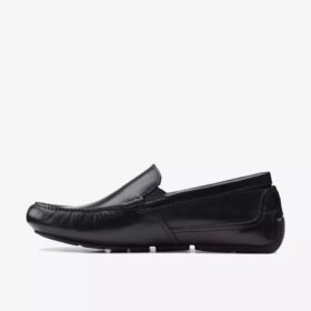 Mocassini da uomo Markman Plain in pelle nera