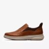 Mocassini da uomo Mullan Step in pelle marrone chiaro Mocassini da uomo Mullan Step in pelle marrone chiaro
