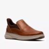 Mocassini da uomo Mullan Step in pelle marrone chiaro Mocassini da uomo Mullan Step in pelle marrone chiaro