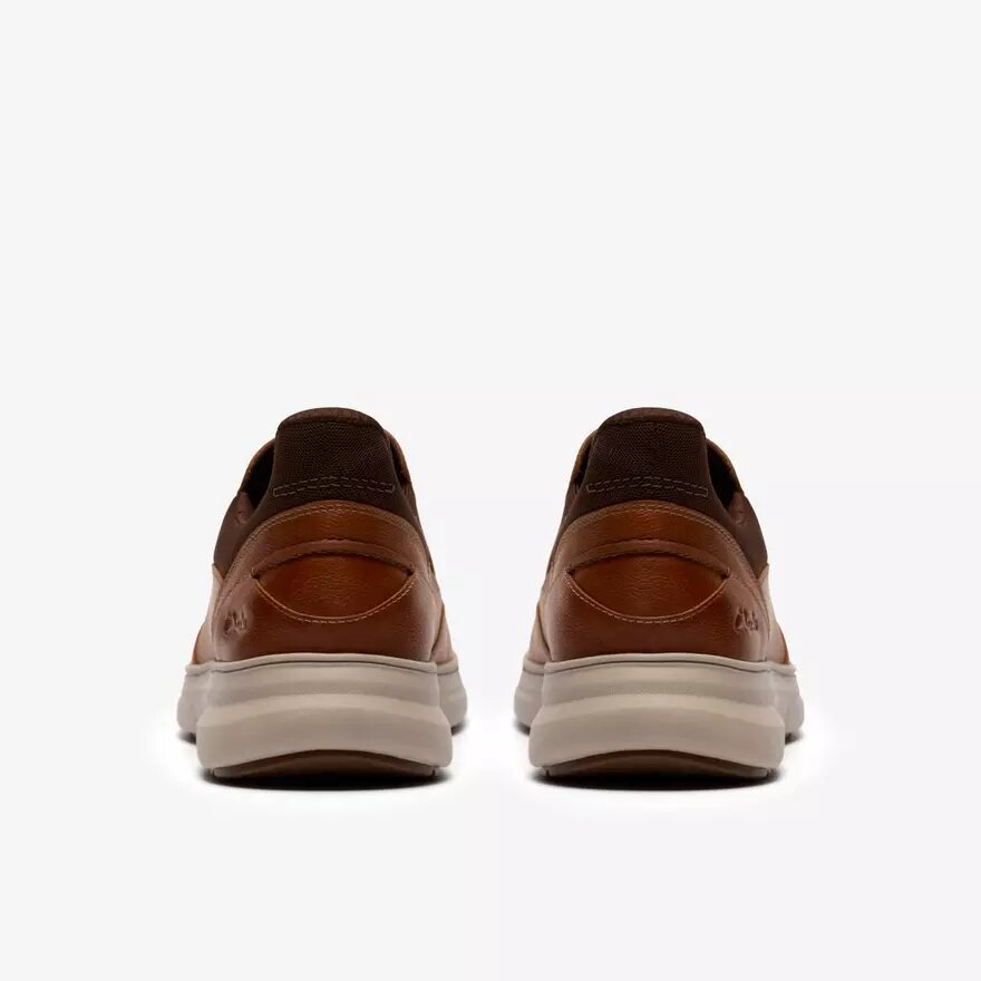 Mocassini da uomo Mullan Step in pelle marrone chiaro Mocassini da uomo Mullan Step in pelle marrone chiaro
