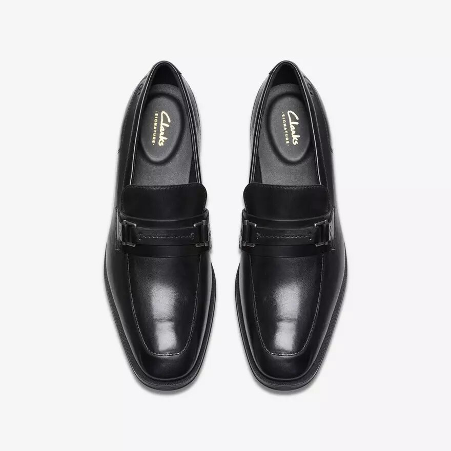 Mocassini da uomo Paulton Lo in pelle nera Mocassini da uomo Paulton Lo in pelle nera