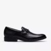 Mocassini da uomo Steadwell Bit in pelle nera Mocassini da uomo Steadwell Bit in pelle nera