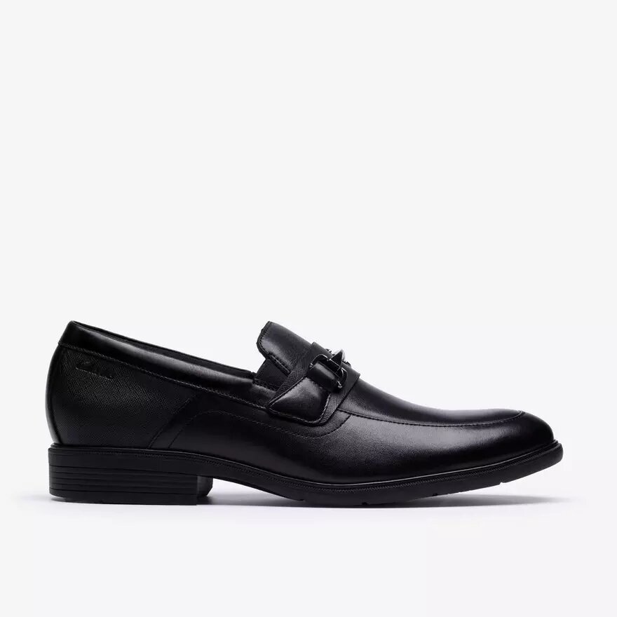 Mocassini da uomo Steadwell Bit in pelle nera Mocassini da uomo Steadwell Bit in pelle nera