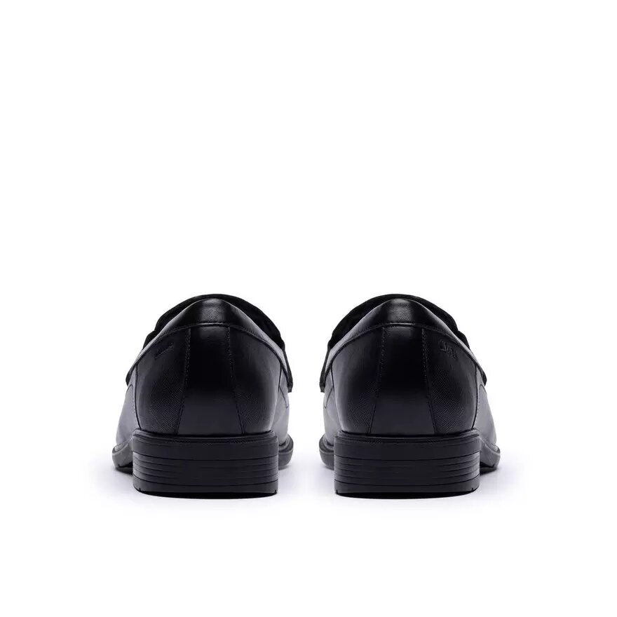 Mocassini da uomo Steadwell Bit in pelle nera Mocassini da uomo Steadwell Bit in pelle nera