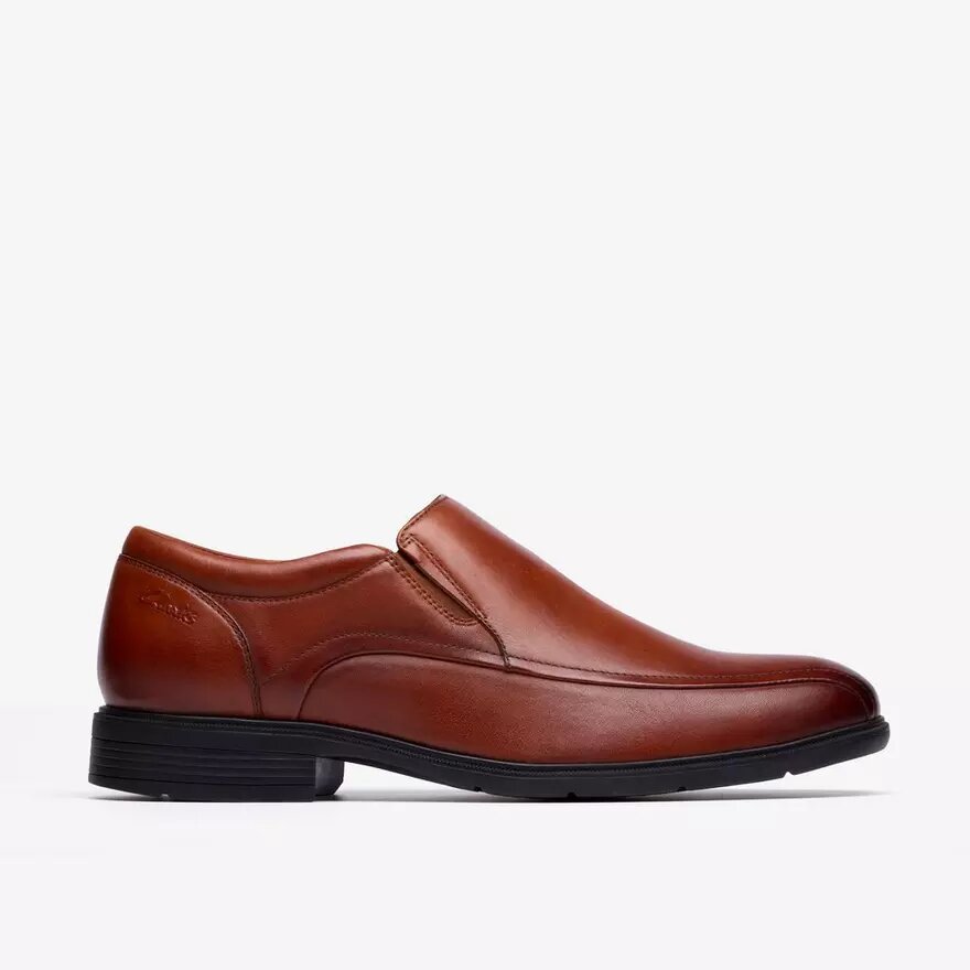 Mocassini da uomo Steadwell Step in pelle marrone scuro Mocassini da uomo Steadwell Step in pelle marrone scuro