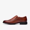 Mocassini da uomo Steadwell Step in pelle marrone scuro Mocassini da uomo Steadwell Step in pelle marrone scuro