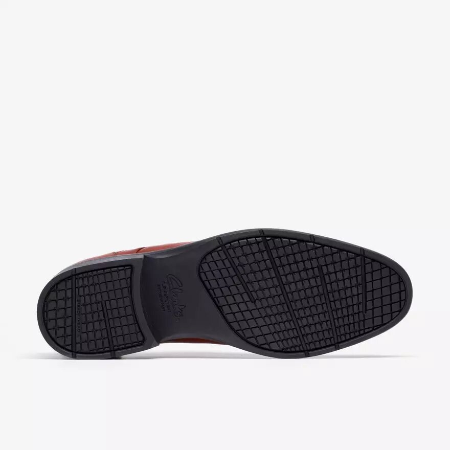Mocassini da uomo Steadwell Step in pelle marrone scuro Mocassini da uomo Steadwell Step in pelle marrone scuro