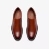 Mocassini da uomo Steadwell Step in pelle marrone scuro Mocassini da uomo Steadwell Step in pelle marrone scuro
