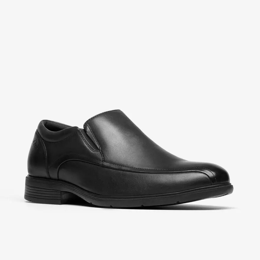 Mocassini da uomo Steadwell Step in pelle nera Mocassini da uomo Steadwell Step in pelle nera