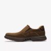 Mocassini da uomo Un Briley Step in pelle cerata | clarks