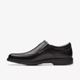 Mocassini da uomo Un Kendric Go in pelle nera | Clark’s