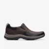 Mocassini da uomo Walpath Step in pelle marrone scuro