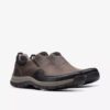 Mocassini da uomo Walpath Step in pelle marrone scuro