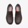 Mocassini da uomo Walpath Step in pelle marrone scuro