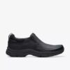 Mocassini da uomo Walpath Step in pelle nera Mocassini da uomo Walpath Step in pelle nera