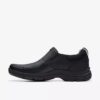 Mocassini da uomo Walpath Step in pelle nera Mocassini da uomo Walpath Step in pelle nera