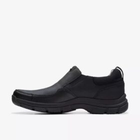 Mocassini da uomo Walpath Step in pelle nera